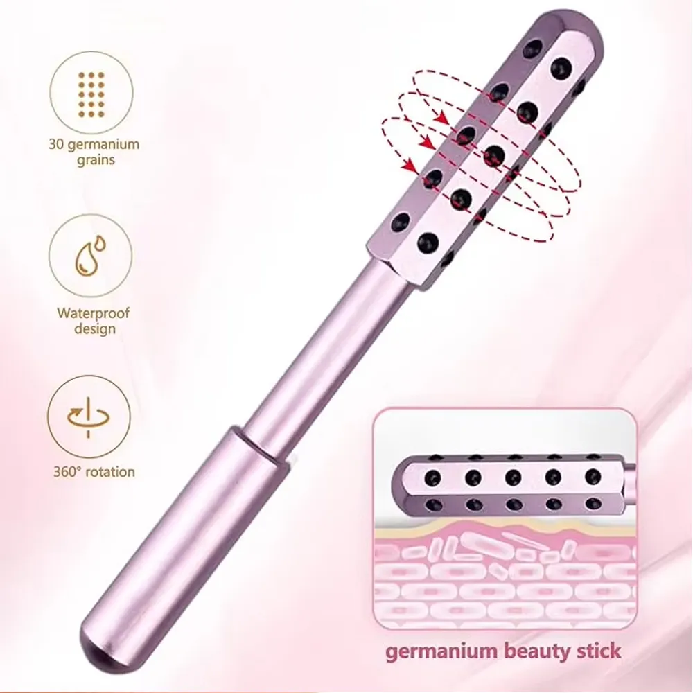 30 Germanium Beauty Stick Massage Beauty Stick Facial Roller Face Lift Bar Anti Wrinkle Facial Massager Skin Care Tool Derma Rolling Face Massage Roller Wand – image 2