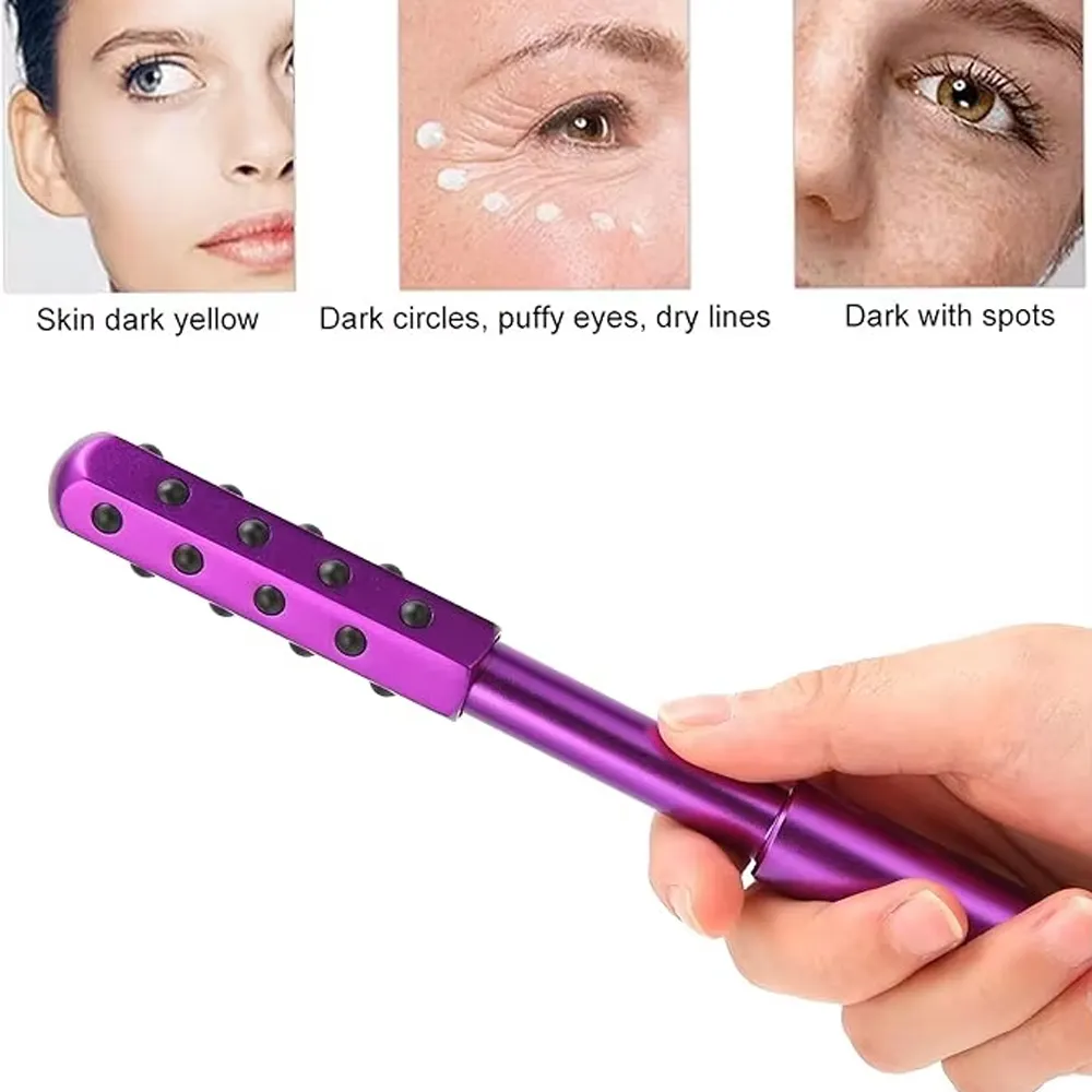 30 Germanium Beauty Stick Massage Beauty Stick Facial Roller Face Lift Bar Anti Wrinkle Facial Massager Skin Care Tool Derma Rolling Face Massage Roller Wand – image 4