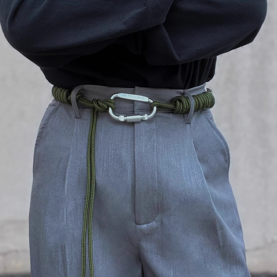 Metal Braiding String Men's Pant Belt Accessories Adjustable Lengthened Female Hip Hop