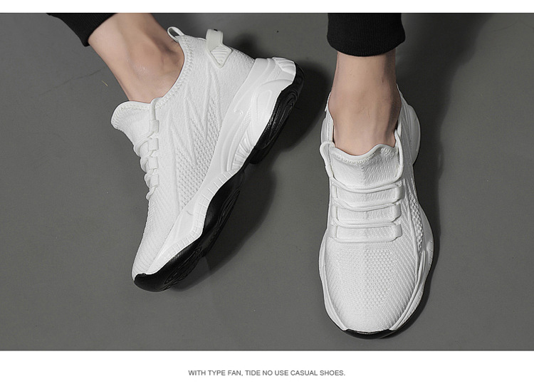 Unisex Breathable Sports Leisure Flats — worn view 4
