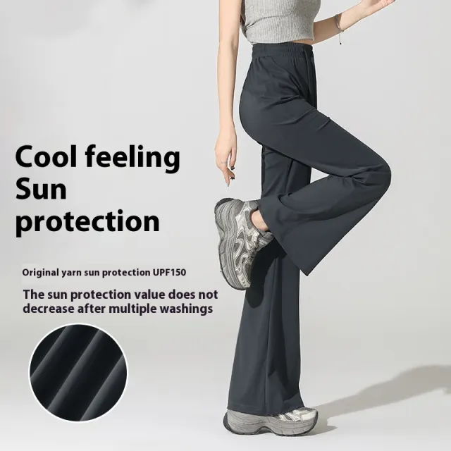 Cool Bootcut Trousers Slim Elastic Casual Pants Dark Gray - Shop at LoveMi