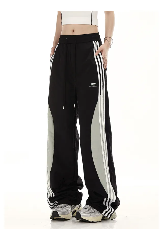 Overalls Men's Brand Retro Patchwork Sports Black - Shop at LoveMi
