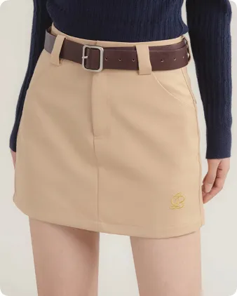American Navy Blue A line Skirt For Women Blue - Shop at LoveMi