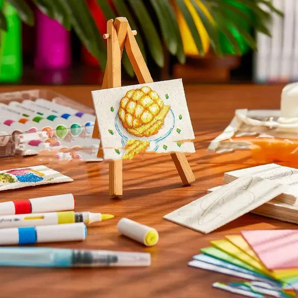 Magic Puffy Paint New Fluffy Pigment Paper Diy Brush
