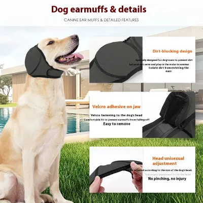 Dog Head Cover Lightning Protection Waterproof Summer Swimming Waterproof Earmuffs