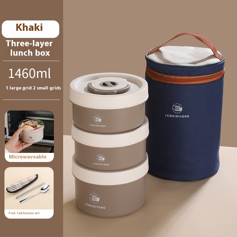 304 Stainless Steel Lunch Box Sealed Spill-proof Office Worker - Image 5