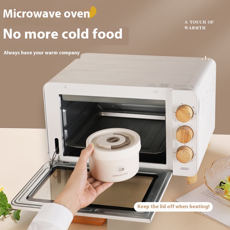 304 Stainless Steel Lunch Box Sealed Spill-proof Office Worker - Image 2