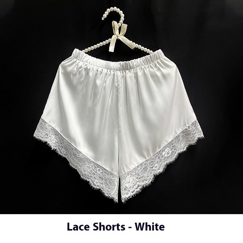 Lace Stitching Faux Two-piece Set Homewear