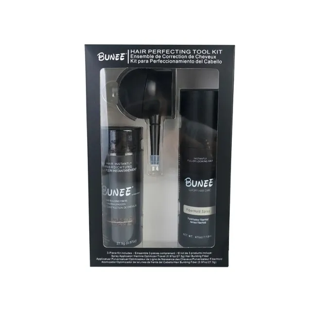 Dense Hair Fiber 275g Three piece Suit Shaping Water Style Hair Fiber Powder Viewing Angle Effect Sparse Hair Hair Replacement Medium Blonde - Shop at LoveMi