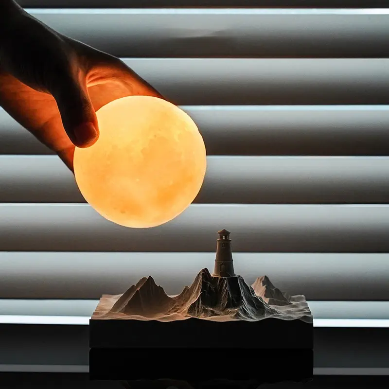 White Moonlight Fragrant Stone Ambience Light