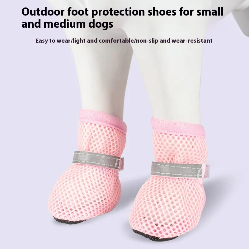 Summer Non-slip Breathable and Wearable Pet Dog Shoes