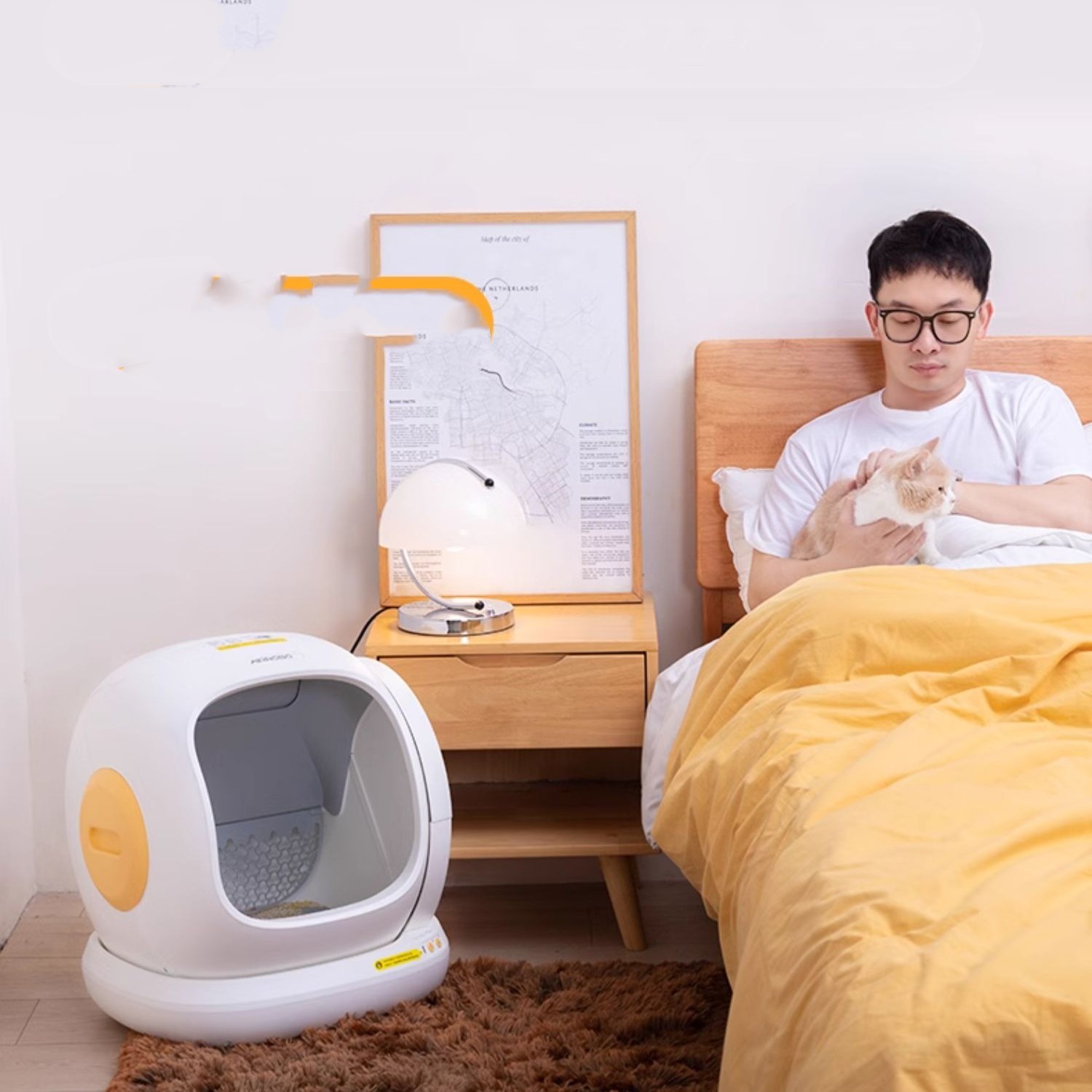 Fully Automatic Cat Litter Box Oversized