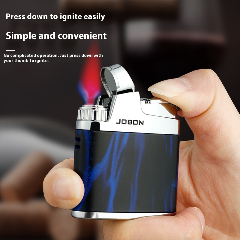 Fashion Inflatable Windproof Red Flame Lighter