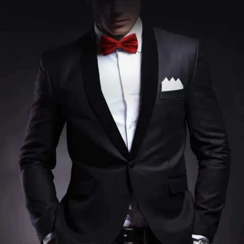 Men's Solid Color Formal Wear Wedding Business Casual Groom