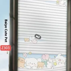 Window Glass Stickers Bathroom Peep-proof Anti-exposure - Z303 Louver Cute Pet - View 1