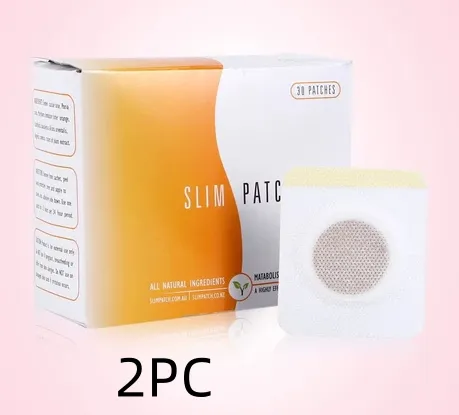 Navel Belly Button Patch Slimming Patch Abdomen Magnetic Detox Sticker - 30 Pcswith Box 2Pcs