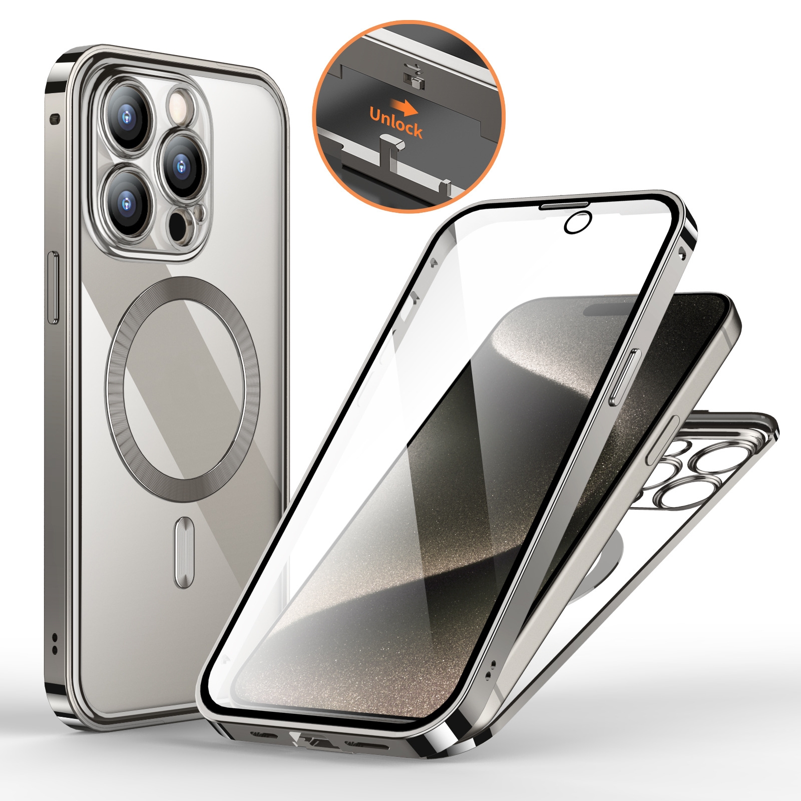 Fastener Double-sided HD Magnetic Protective Cover - Image 3