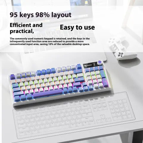 Wired with Knob E-sports Games Notebook Computer Mechanical Keyboard