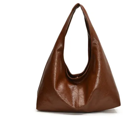 All match Retro Tote Bag High grade Large Capacity Underarm Women's Bag Brown - Shop at LoveMi