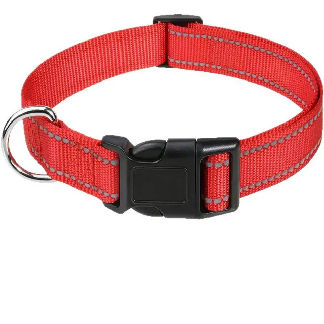 Dog Adjustable Chest Strap Dog Collar Light Red - Shop at LoveMi