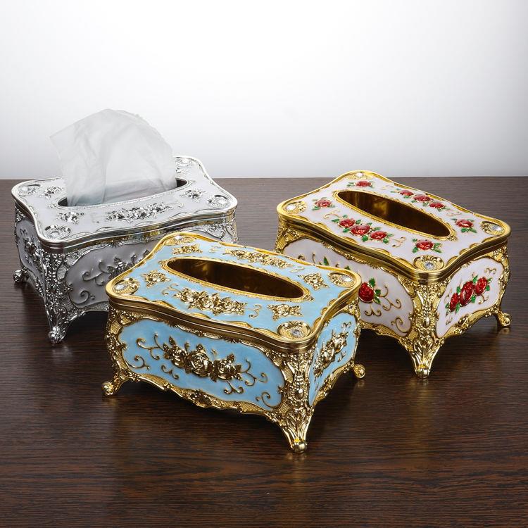 Light Luxury Tissue Retro Cute KTV Hotel Napkin Paper Box