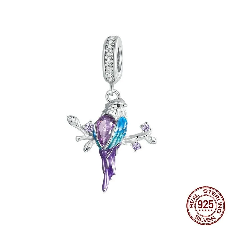 Natural Animal S925 Sterling Silver Ornament Beaded Female Accessories - Bsc985 Style