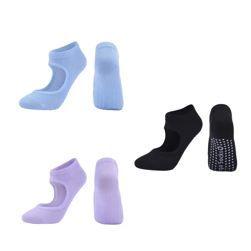 Combed cotton yoga socks - Set1