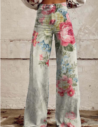 Women's Flared Thin Casual Pants - Image 15