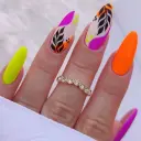 Wear Armour Medium Almond Armour Frosted Nail Stickers view 1