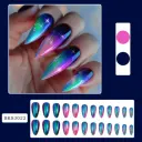Wear Armour Medium Almond Armour Frosted Nail Stickers view 5