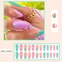 Wear Armour Medium Almond Armour Frosted Nail Stickers view 6