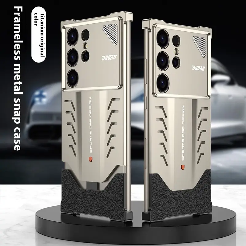 Automatic  Fastener Aluminum Alloy Phone Case