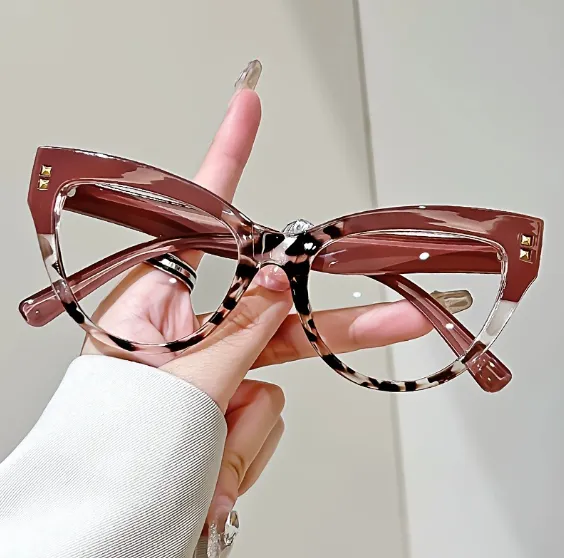 UV resistant Fashion Presbyopic Glasses Box Red Leopard Print - Shop at LoveMi