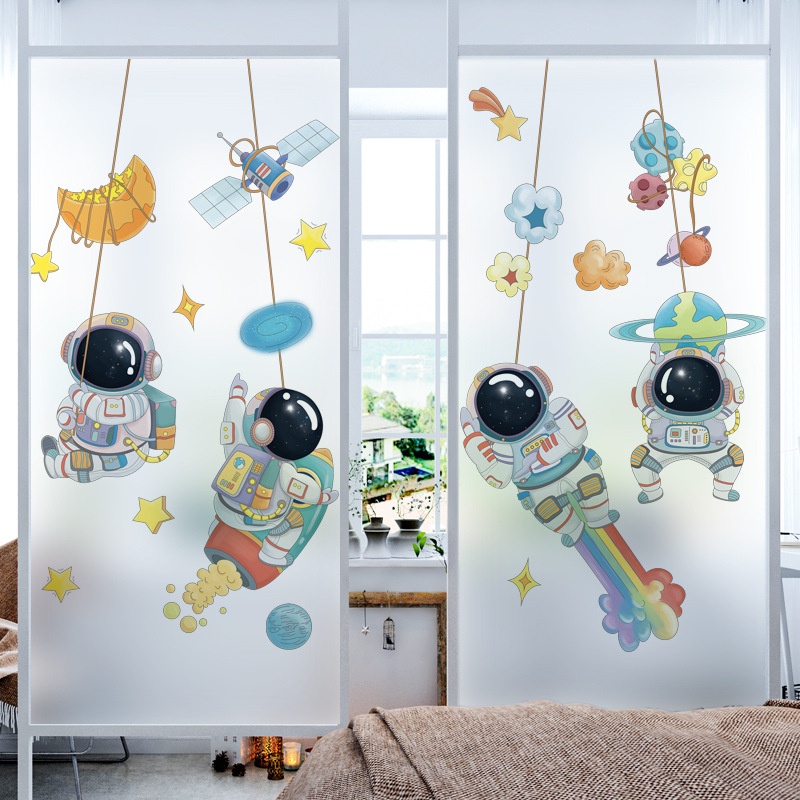 Glue-free Static Glass Film Sticker Bathroom Bathroom Doors And Windows Renovation Shading