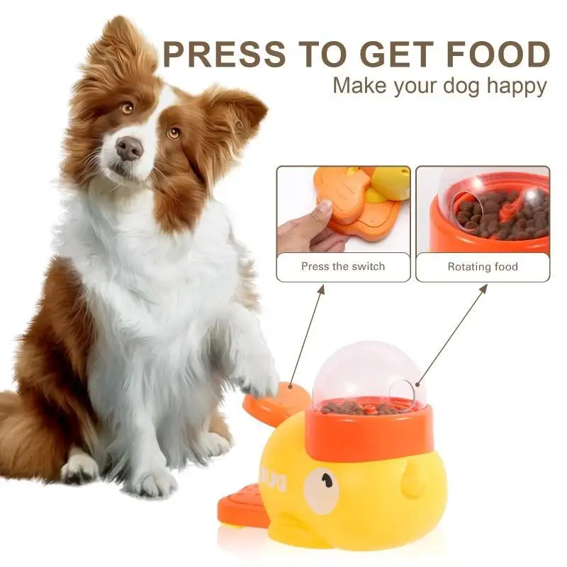 Dog Puzzle Feeder Interactive Pet Food Treat Dispenser Cartoon