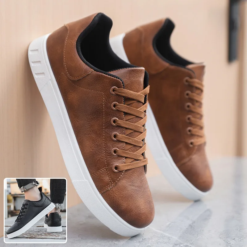 Lace-up Flat Shoes Men's Fashion Casual