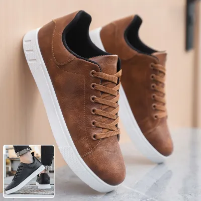 Lace-up Flat Shoes Men's Fashion Casual Shoes
