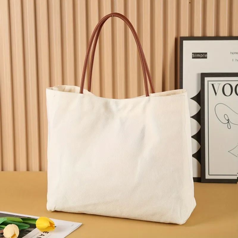 Canvas Tote Bag - White
