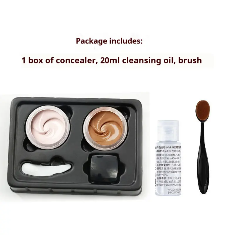 Two-tone Tattoo Concealer Waterproof And Sweat-proof