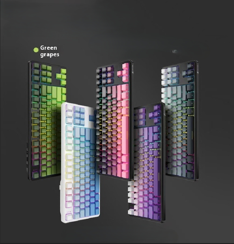 Punk Color Matching Wired Mechanical Keyboard - Image 10