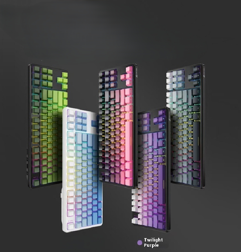 Punk Color Matching Wired Mechanical Keyboard - Image 9