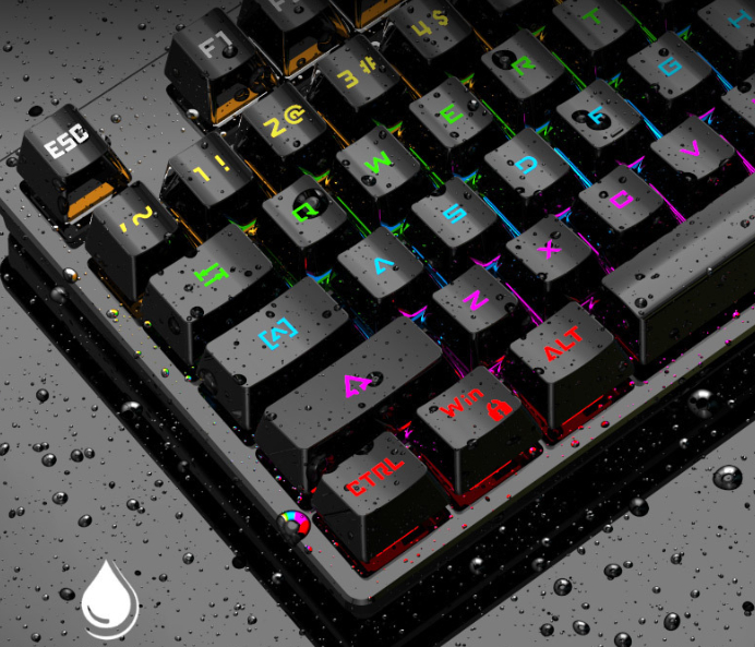 Punk Color Matching Wired Mechanical Keyboard - Image 4