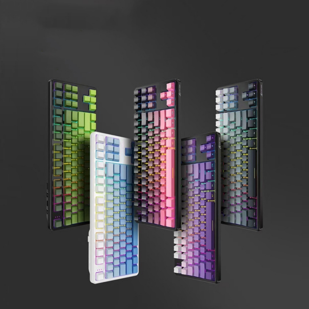 Punk Color Matching Wired Mechanical Keyboard - Image 5