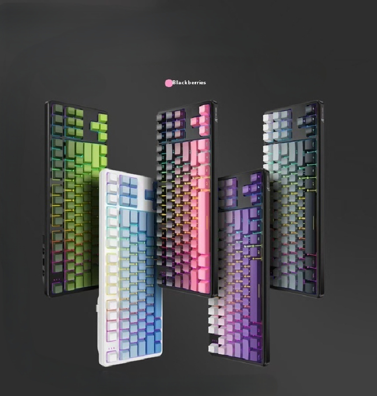 Punk Color Matching Wired Mechanical Keyboard - Image 3