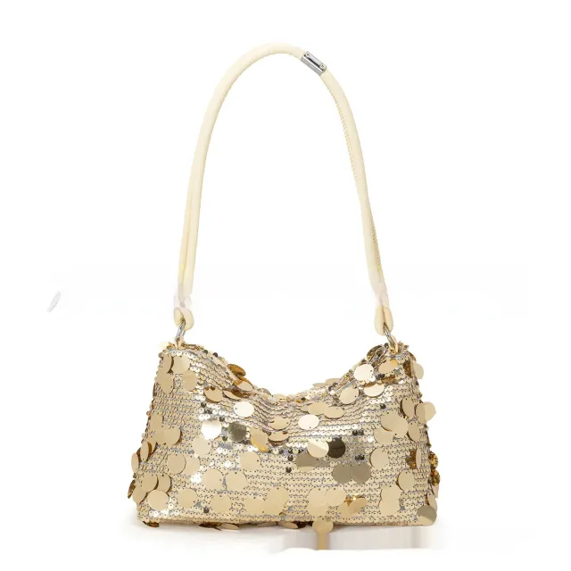 Underarm Women's Summer Fashion Shoulder Crossbody Fashion Bag Gold - Shop at LoveMi