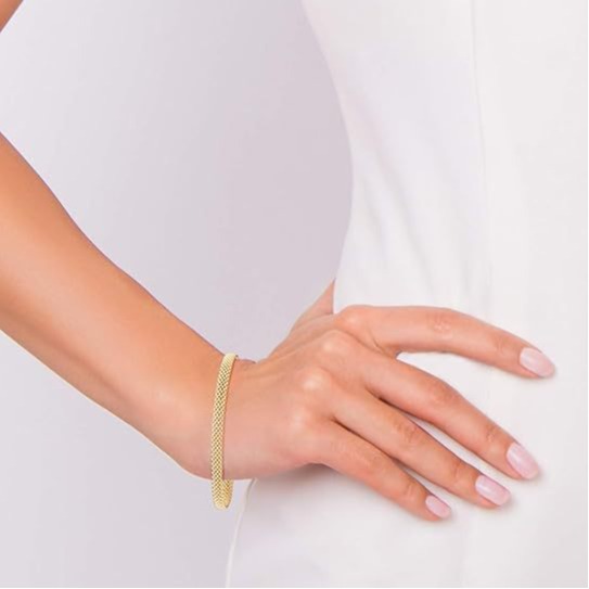 Women's Fashion Mesh Chain Simple Titanium Steel Bracelet