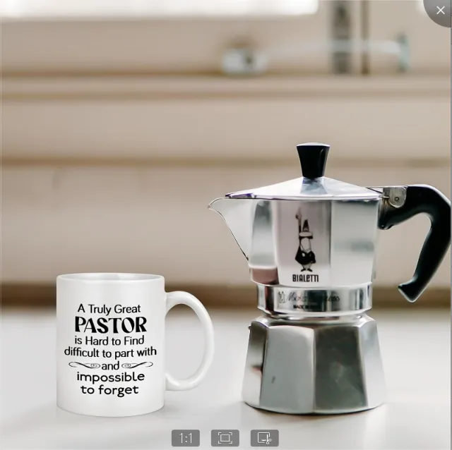 Ceramic Coffee Cup White Pastor Gift - Shop at LoveMi
