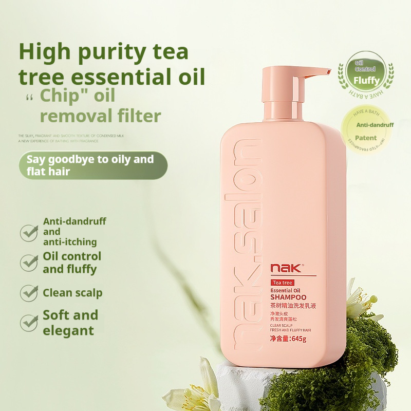 Tea Tree Oil Control Anti-dandruf And Relieve Itching Shampoo