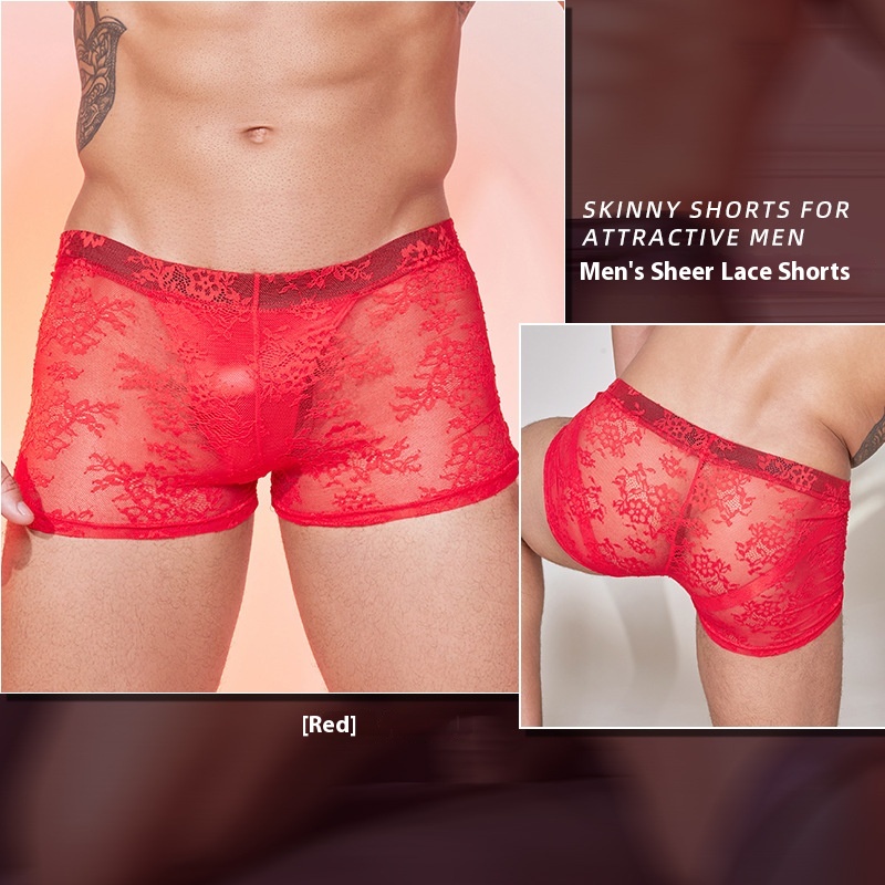 Fashion Personality New Lace Men's Boxers