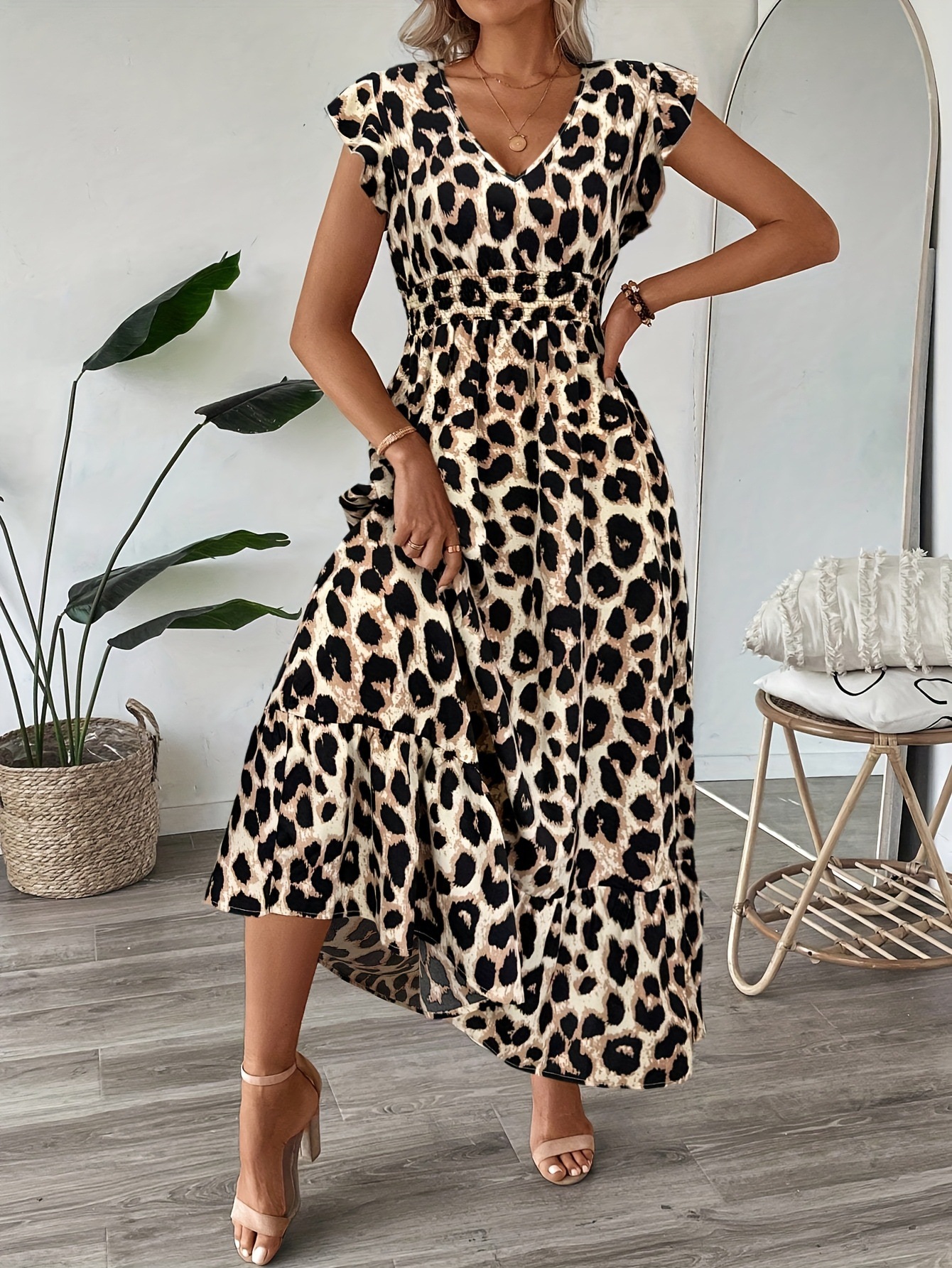 Waist-tight Long Women's Dress